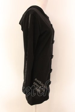 画像2: NieR Clothing / 5BUCKLE STYLISH ZIP OUTER F ブラック O-25-01-29-023-PU-TO-OW-OS