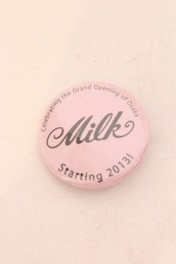 画像1: MILK / 缶バッジ  ピンク O-25-01-31-078-ML-AC-IG-OS