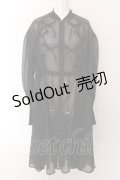 Candy Stripper / RIBBON SHEER DRESS　ワンピース 2 ブラック O-25-02-11-062-PU-OP-OW-OS