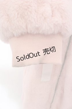 画像2: TRAVAS TOKYO / Drip Logo Faux Fur Hoodie F ピンク O-25-02-11-080-PU-CO-YM-OS