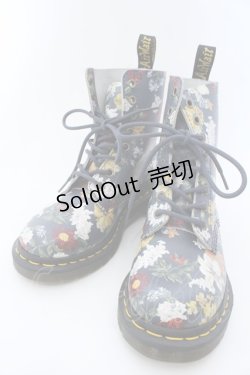 画像1: Dr.Martens （Getta Grip） / DARCY FLORAL 1460 PASCAL　8ホールブーツ UK3 ネイビー系 O-25-02-16-054-PU-SH-OW-OS