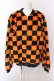 画像1: Candy Stripper / CHECKERED FLAG FUR BLOUSON ブルゾン  オレンジ×ブラック O-25-02-22-048-PU-CO-IG-OS (1)