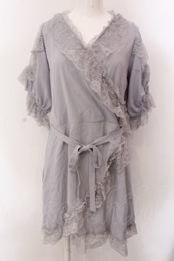 画像1: Swankiss / RS cross chiffon　O/P  公式色展開グレー O-25-02-24-082-CA-OP-IG-OS