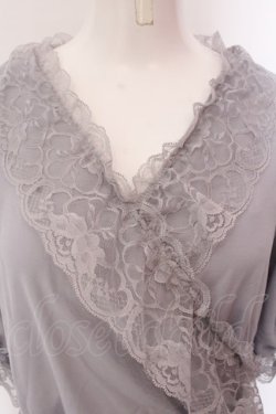 画像2: Swankiss / RS cross chiffon　O/P  公式色展開グレー O-25-02-24-082-CA-OP-IG-OS