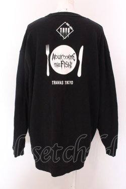 画像3: TRAVAS TOKYO / Glutton cat L/S　カットソー F ブラック O-25-02-24-018-PU-TO-YM-OS