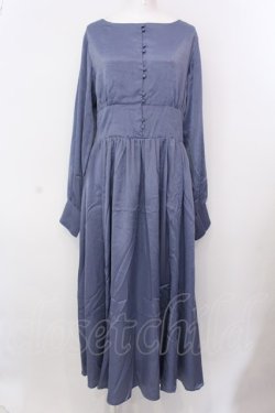 画像1: LEBECCA boutique / 叶う手前のワンピース F ブルー O-25-02-25-031-EL-OP-OW-OS