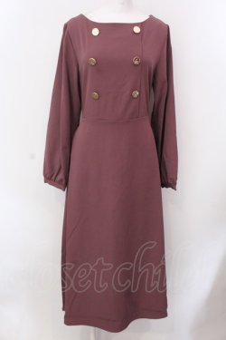 画像1: LEBECCA boutique / 黙るのをやめるワンピース パープル F O-25-02-25-032-EL-OP-OW-OS