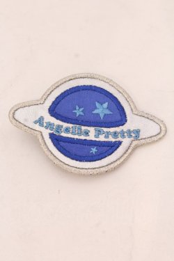 画像1: Angelic Pretty / Galaxy Planetクリップ  ネイビー×シルバー O-25-02-25-057-AP-ZA-IG-OS