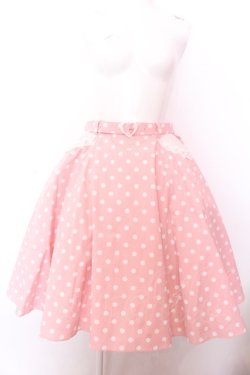 画像1: Angelic Pretty / Milkshakeドットサーキュラースカート  ピンク O-25-02-26-005-AP-SK-OW-OS