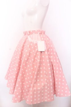 画像2: Angelic Pretty / Milkshakeドットサーキュラースカート  ピンク O-25-02-26-005-AP-SK-OW-OS