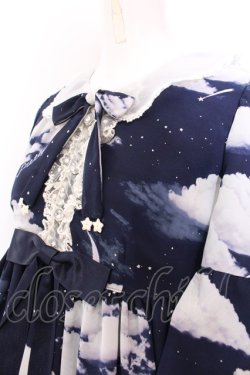 画像2: Angelic Pretty / Misty Skyワンピース  ネイビー O-25-02-26-007-AP-OP-OW-OS