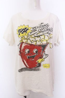 画像1: RNA / ポップコーンTシャツ  キナリ O-25-02-26-020-PU-TS-OW-OS