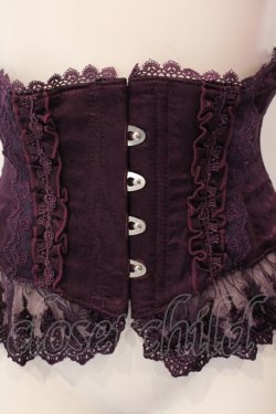 画像2: ATELIER PIERROT / Frill Short Corset  パープル O-25-03-10-020-EL-TO-OW-OS