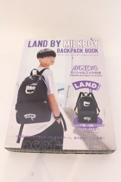 画像1: LAND by MILKBOY / LAND BY MILKBOY BACKPACK BOOK バックパック ブック  ブラック O-25-03-17-094-MB-BG-IG-OS