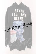 MILKBOY / NEVER FEED BEAR HOODY  ブラック O-25-03-17-103-MB-TO-YM-OS