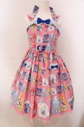 Angelic Pretty / Sunny Smile Laundryジャンパースカート  ピンク O-25-03-24-018-AP-OP-OW-OS