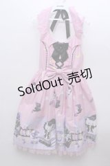 Angelic Pretty / Magical Milk Catsジャンパースカート  ピンク S-23-12-18-041-AP-OP-UT-ZS