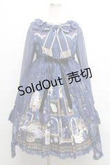 Angelic Pretty /メルカトル骨董品店ワンピース  紺 S-24-02-29-025-AP-OP-AS-ZS