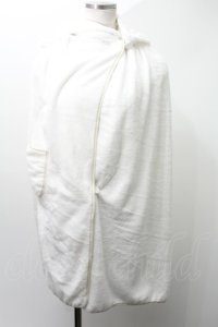 NieR Clothing / ターバン付き巻くバスタオル  白 S-24-03-11-004-PU-ZA-AS-ZI