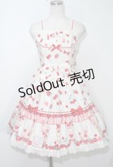 Angelic Pretty / Strawberry Parlourワンピース  シロ S-24-04-03-086-AP-OP-AS-ZS