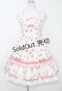 Angelic Pretty / Strawberry Parlourワンピース  シロ S-24-04-03-086-AP-OP-AS-ZS