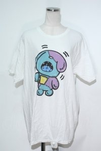 NieR Clothing / プリントTシャツ  オフ S-24-04-11-079-PU-TO-UT-ZT245