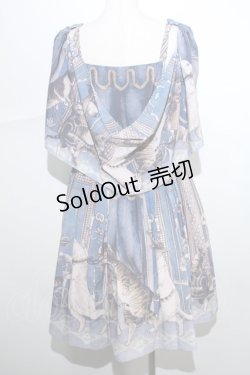 画像2: Juliette et Justine / Robe de chouchou la march〜ローブ ドゥ シュシュ ラ マルシュ  ブルー S-24-05-23-041-CL-OP-AS-ZS