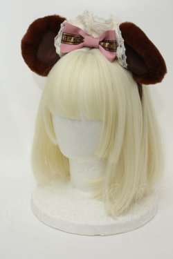 画像1: Angelic Pretty / KC Bear’s Chocolaterieカフェカチューシャ  ブラウン S-24-07-03-005-AP-AC-AS-ZS