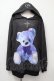 画像1: TRAVAS TOKYO / Furry bear Hoodie　パーカー  黒 S-24-07-23-2059-PU-TO-AS-ZS (1)