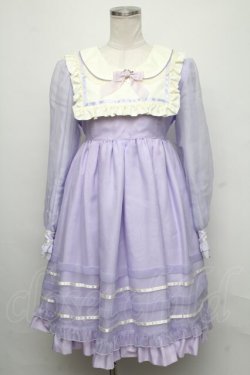 画像1: Angelic Pretty / ステラワンピース  ラベンダー S-24-08-11-062-AP-OP-UT-ZS