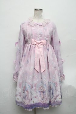 画像1: Angelic Pretty / Cecilia Crossワンピース  ピンク S-24-08-24-057-AP-OP-UT-ZS