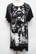 KILL STAR / ROB ZOMBIE半袖Tシャツ  黒 S-24-09-01-054-SL-TO-AS-ZS