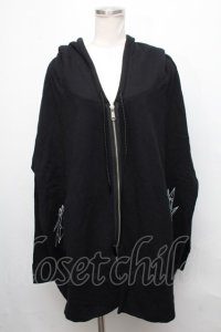 MILKBOY / BIG HOODY パーカー  黒 S-24-09-03-055-MB-TO-AS-ZT201