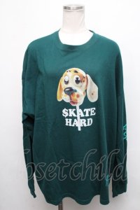 LAND by MILKBOY /EPTIC SKATE HARD L.S.TEE  グリーン S-24-09-03-042-MB-TS-AS-ZT186