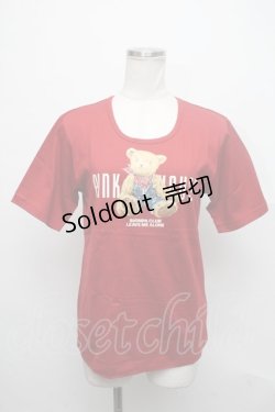 画像1: PINK HOUSE / クマプリントTシャツ  赤 S-24-09-14-020-LO-TS-AS-ZS