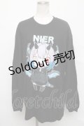 NieR Clothing / 擬人化ぐれまるロングTシャツ   S-24-09-25-026-PU-TS-HR-ZS