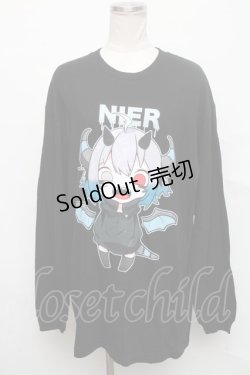 画像1: NieR Clothing / 擬人化ぐれまるロングTシャツ   S-24-09-25-026-PU-TS-HR-ZS