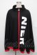 画像1: NieR Clothing / BIG SILHOUETTE ZIP OUTER 黒ｘ赤  S-24-09-25-028-PU-TO-HR-ZS (1)