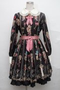 Angelic Pretty /British Keysワンピース - 黒 S-24-09-29-014-AP-OP-SZ-ZS