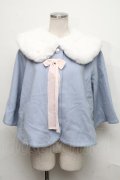 Angelic Pretty / COATDollyケープコート  サックス S-24-10-05-035-AP-CO-AS-ZS