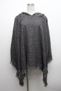 NieR Clothing / ポンチョ  グレー S-24-10-11-042-PU-CO-UT-ZS