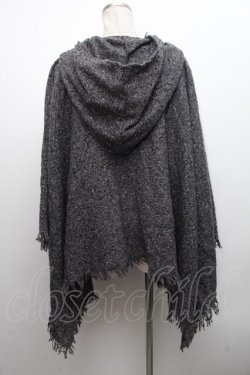 画像2: NieR Clothing / ポンチョ  グレー S-24-10-11-042-PU-CO-UT-ZS