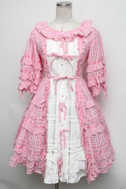 画像1: Angelic Pretty / Little Houseワンピース  ピンク S-24-10-15-045-AP-OP-HR-ZS