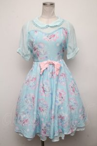 Angelic Pretty / Disney Crystal Dream Mermaid アリエル＆フランダーワンピース  サックス S-24-10-22-066-AP-OP-AS-ZS