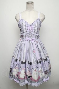 画像1: Angelic Pretty / Princess Puppyジャンパースカート  ラベンダー S-24-10-24-037-AP-OP-HR-ZS