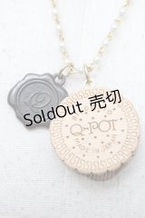 Q-pot. / ラウンドミルクビスケットパールネックレス  ブラウン S-24-10-24-004-QP-AC-HR-ZS