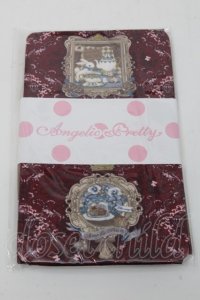 Angelic Pretty / Wonder Galleryタイツ  ワイン S-24-11-09-007-AP-ZA-AS-ZS