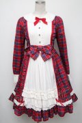 Angelic Pretty / CAMPUS GIRLワンピースセット  赤 S-24-11-13-060-AP-OP-HR-ZS