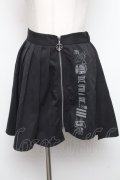 NieR Clothing / プリーツスカート  黒 S-24-11-14-074-PU-SK-AS-ZS