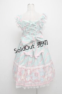 画像2: Angelic Pretty / MELODY TOYSハイウエストジャンパースカート  ミント S-24-11-17-059-AP-OP-HR-ZS